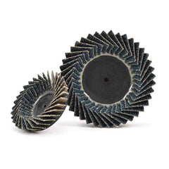 Superior Abrasives - Flap Discs; Abrasive Type: Coated ; Flap Disc Type: Compact ; Disc Diameter (Inch): 3 ; Abrasive Material: Zirconia Alumina ; Grit: 60 ; Attaching System: Mini Flexi Disc Type R - Exact Industrial Supply