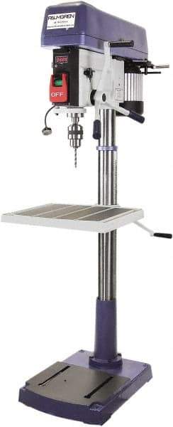 Palmgren - 20" Swing, Step Pulley Drill Press - 16 Speed, 1-1/2 hp, Single Phase - Top Tool & Supply