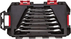 Blackhawk by Proto - 7 Piece, 3/8" to 3/4", Ratcheting Combination Wrench Set - Inch Measurement Standard, Chrome Finish, Comes in Case - Top Tool & Supply