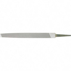 Stanley - 12" Long, Bastard Cut, Flat American-Pattern File - Single Cut, 0.3" Overall Thickness - Top Tool & Supply