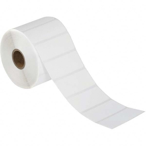 Value Collection - Pack of 12 Rolls, 1,310 Labels per Roll, 3" x 1" White Paper Thermal Labels - Top Tool & Supply