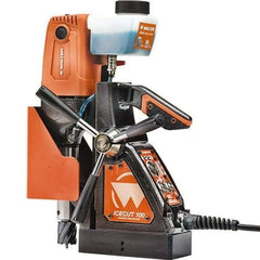 WALTER Surface Technologies - 1/2" Chuck, Portable Electromagnetic Drill Press - 600 RPM, 8 Amps, 850 Watts, 120 Volts - Top Tool & Supply