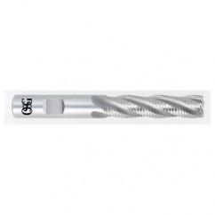 5/8 x 5/8 x 2-1/2 x 4-5/8 4 Fl HSS-CO Roughing Center Cutting End Mill -  Bright - Top Tool & Supply