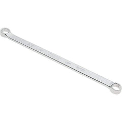 Proto - 9/16" x 5/8" 12 Point Box Wrench - Double End, 53/64" Head Diam x 13/32" Head Thickness, 12-31/64" OAL, Steel, Polished Finish, 15° Offset - Top Tool & Supply