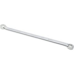 Proto - 11/16" x 3/4" 12 Point Box Wrench - Double End, 1" Head Diam x 1/2" Head Thickness, 14-11/32" OAL, Steel, Polished Finish, 15° Offset - Top Tool & Supply