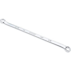 Proto - 1/2" x 9/16" 12 Point Box Wrench - Double End, 53/64" Head Diam x 3/8" Head Thickness, 11-35/64" OAL, Steel, Polished Finish, 15° Offset - Top Tool & Supply