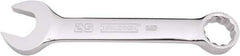 Proto - 25mm 12 Point Combination Wrench - 15° Offset Angle, 8-13/32" OAL, Steel, Full Polish Finish - Top Tool & Supply