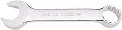 Proto - 1-3/16" 12 Point Combination Wrench - 15° Offset Angle, 8-29/32" OAL, Steel, Full Polish Finish - Top Tool & Supply