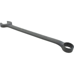 Proto - 1-3/16" 12 Point Combination Wrench - 15° Offset Angle, 15-7/8" OAL, Steel, Black Finish - Top Tool & Supply