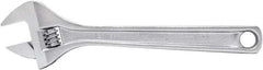 Proto - 1-1/2" Jaw Capacity, 12" Standard Adjustable Wrench - Steel, Polished Finish, 12" OAL - Top Tool & Supply