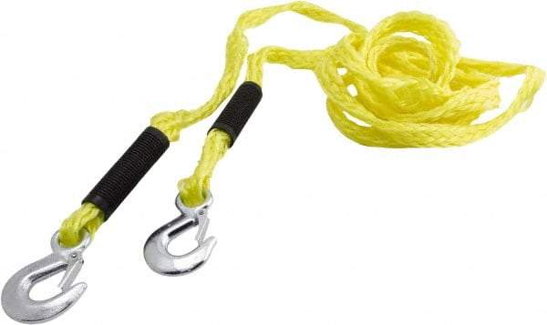 Erickson Manufacturing - S Hook Polypropylene Tow Rope - 14' Long, 2,000 Lb Capacity - Top Tool & Supply