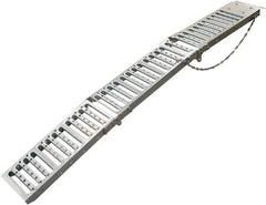 Erickson Manufacturing - 72" Long x 9" Wide, 1,000 Lb Capacity, Foldable Truck Ramp - Steel, For All Vehicles - Top Tool & Supply