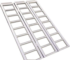 Erickson Manufacturing - 69" Long x 45" Wide, 1,500 Lb Capacity, Foldable Truck Ramp - Aluminum, For All Vehicles - Top Tool & Supply