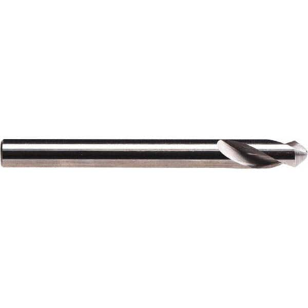 Emuge - 5/8" Body Diam, 90°, 4" OAL, Solid Carbide Spotting Drill - Top Tool & Supply