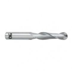 10mm Dia. - 76mm OAL - TiAlN CBD - Ball End SE EM - 2 FL - Top Tool & Supply