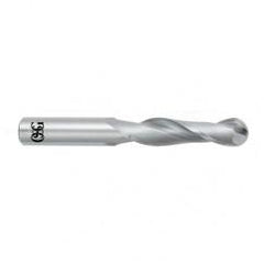 10mm Dia. - 76mm OAL - TiAlN CBD - Ball End SE EM - 2 FL - Top Tool & Supply