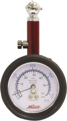 Milton - 0 to 60 psi Dial Ball Tire Pressure Gauge - 2 psi Resolution - Top Tool & Supply