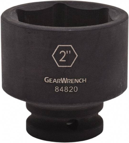 GearWrench - 3/4" Drive 9/16" Standard Impact Socket - 6 Points, 2" OAL - Top Tool & Supply