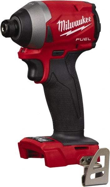 Milwaukee Tool - 18 Volt, 1/4" Drive, 167 Ft/Lb Torque, Cordless Impact Driver - 3600 RPM, Lithium-Ion, Bare Tool - Top Tool & Supply