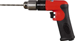 Sioux Tools - 1/4" Keyed Chuck - Pistol Grip Handle, 3,000 RPM, 12 LPS, 0.5 hp, 90 psi - Top Tool & Supply