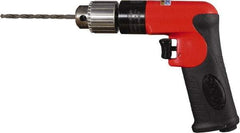 Sioux Tools - 1/4" Keyed Chuck - Pistol Grip Handle, 23,000 RPM, 12 LPS, 0.5 hp, 90 psi - Top Tool & Supply