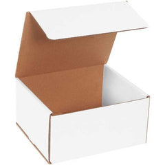 Made in USA - Pack of (50), 7" Wide x 8" Long x 4" High Corrugated Shipping Boxes - Top Tool & Supply