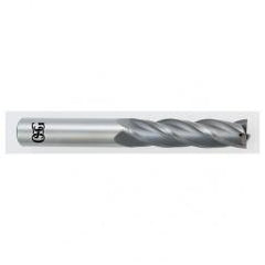 5/8 Dia. x 5 Overall Length 4-Flute Square End Solid Carbide SE End Mill-Round Shank-Center Cutting-Uncoated - Top Tool & Supply