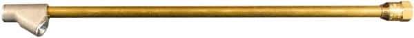 Milton - 150 Max psi Closed Check Brass Air Chuck - Straight Chuck, 1/4 FNPT - Top Tool & Supply