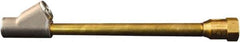 Milton - 150 Max psi Closed Check Brass Air Chuck - Straight Dual Foot Chuck, 1/4 FNPT - Top Tool & Supply