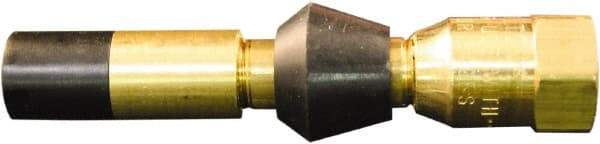 Milton - 150 Max psi Closed Check Brass Air Chuck - Straight Push On Chuck, 1/4 FNPT - Top Tool & Supply