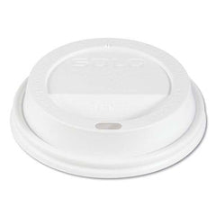 DART - Traveler Cappuccino Style Dome Lid, Fits 10 oz Cups, White, 100/Pack, 10 Packs/Carton - Top Tool & Supply