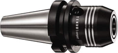 Schunk - BT40 Taper Shank, 3/4" Hole Diam, Hydraulic Tool Holder/Chuck - 38mm Nose Diam, 72.5mm Projection, 51mm Clamp Depth, 25,000 RPM, Through Coolant - Exact Industrial Supply