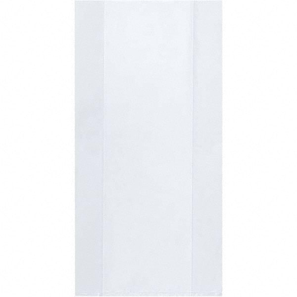 Value Collection - Pack of (1,000), 8 x 18", 2 mil Gusseted Poly Bags - Top Tool & Supply