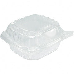 DART - 13-51/64 oz Hinged Clear Containers - Clear - Top Tool & Supply