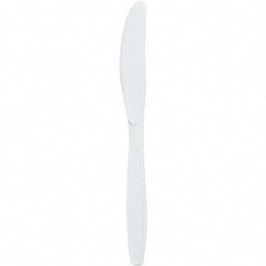 Solo - Extra Heavyweight Plastic Knives - White - Top Tool & Supply