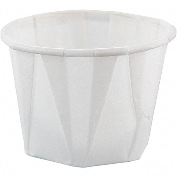 Solo - 1 oz Paper Portion Cups - White - Top Tool & Supply