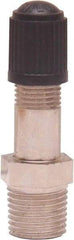 Midwest Control - 1/8 NPT Air Compressor Filler Valve - 250 psi, 1.52" High, Use with Air Tanks - Top Tool & Supply