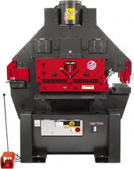 Edwards Manufacturing - 11" Throat Depth, 120 Ton Punch Pressure, 1-1/2" in 1" Punch Capacity Ironworker - 10 hp, 3 Phase, 460 Volts, 60" Wide x 84" High x 60" Deep - Top Tool & Supply