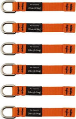 Ergodyne - 4-1/2" Tool Tether - Sealing Tape Connection, 5" Extended Length, Orange - Top Tool & Supply