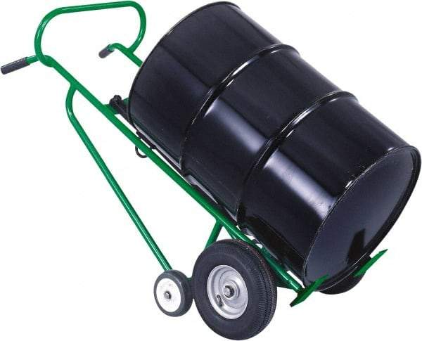 Valley Craft - 1,000 Lb Load Capacity, 30 & 55 Gal Drum Hand Truck - For 30 Gal & 55 Gal Drums - Top Tool & Supply