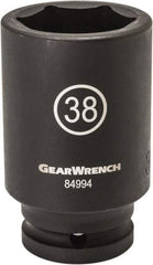 GearWrench - 3/4" Drive 32mm Deep Impact Socket - 6 Points, 3-19/35" OAL - Top Tool & Supply