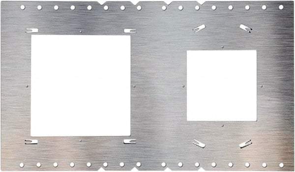 Philips - Aluminum Silver Light Fixture Plate - For Use with FDL Flat Down Lights - Top Tool & Supply