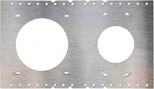 Philips - Aluminum Silver Light Fixture Plate - For Use with FDL Flat Down Lights - Top Tool & Supply