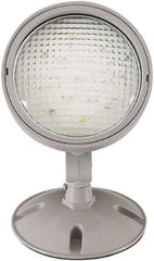 Philips - 1 Head, 3.6V, Thermoplastic, LED Emergency Light - 2 Watts, 7" Long x 7" High x 7" Wide, Battery Not Included - Top Tool & Supply