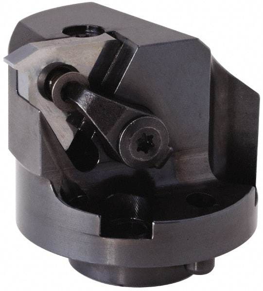 Kennametal - Insert Style LT 27NR, 41.28mm Head Length, Right Hand Cut, Internal Modular Threading Cutting Unit Head - System Size H40, 38.89mm Center to Cutting Edge, Series LT Threading - Top Tool & Supply