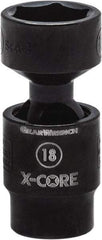 GearWrench - 3/8" Drive 11mm Standard Universal Impact Socket - 6 Points, 2-2/11" OAL - Top Tool & Supply