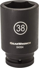 GearWrench - 3/4" Drive 24mm Deep Impact Socket - 6 Points, 3-19/35" OAL - Top Tool & Supply