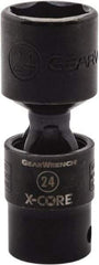 GearWrench - 1/2" Drive 14mm Standard Universal Impact Socket - 6 Points, 2-9/11" OAL - Top Tool & Supply