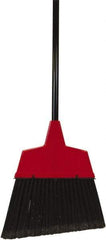 O-Cedar - 11" Wide, Black Synthetic Bristles, 48" Metal Handle, Angled Broom - Flagged - Top Tool & Supply