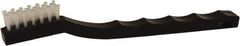 O-Cedar - 1/2" Bristle Length, Nylon Cleaning & Finishing Brush - 1" Wide Head, 7" OAL, Black, Plastic Block - Top Tool & Supply